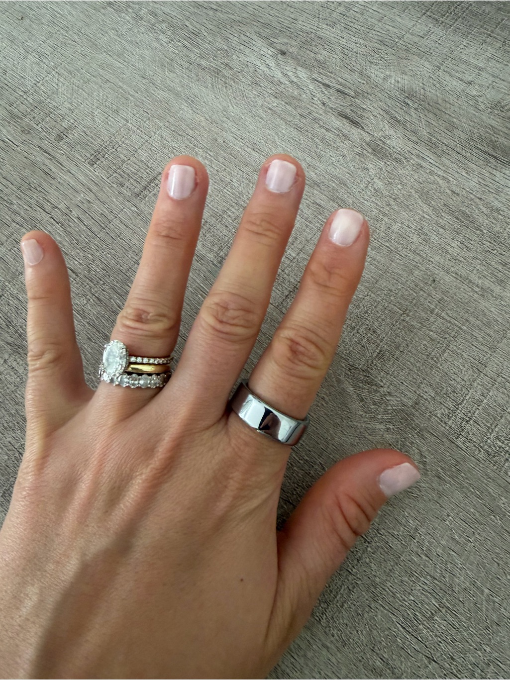 Oura Ring Gen4 Silver Sz9 Oura Ring Gen4 Silver Sz9